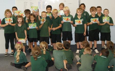 Middle Primary receive awards recognising their strengths.
